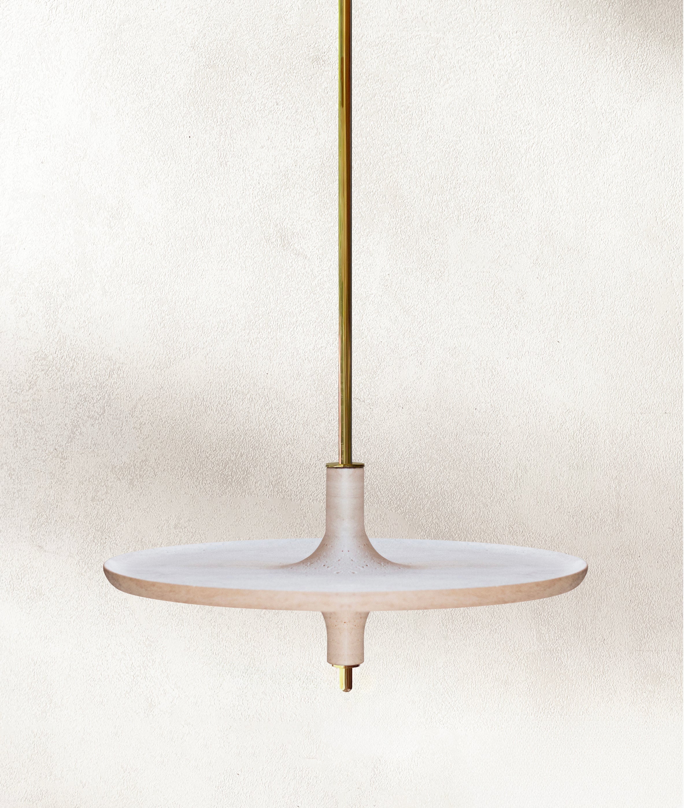 Table suspendue en travertin (taille standard)