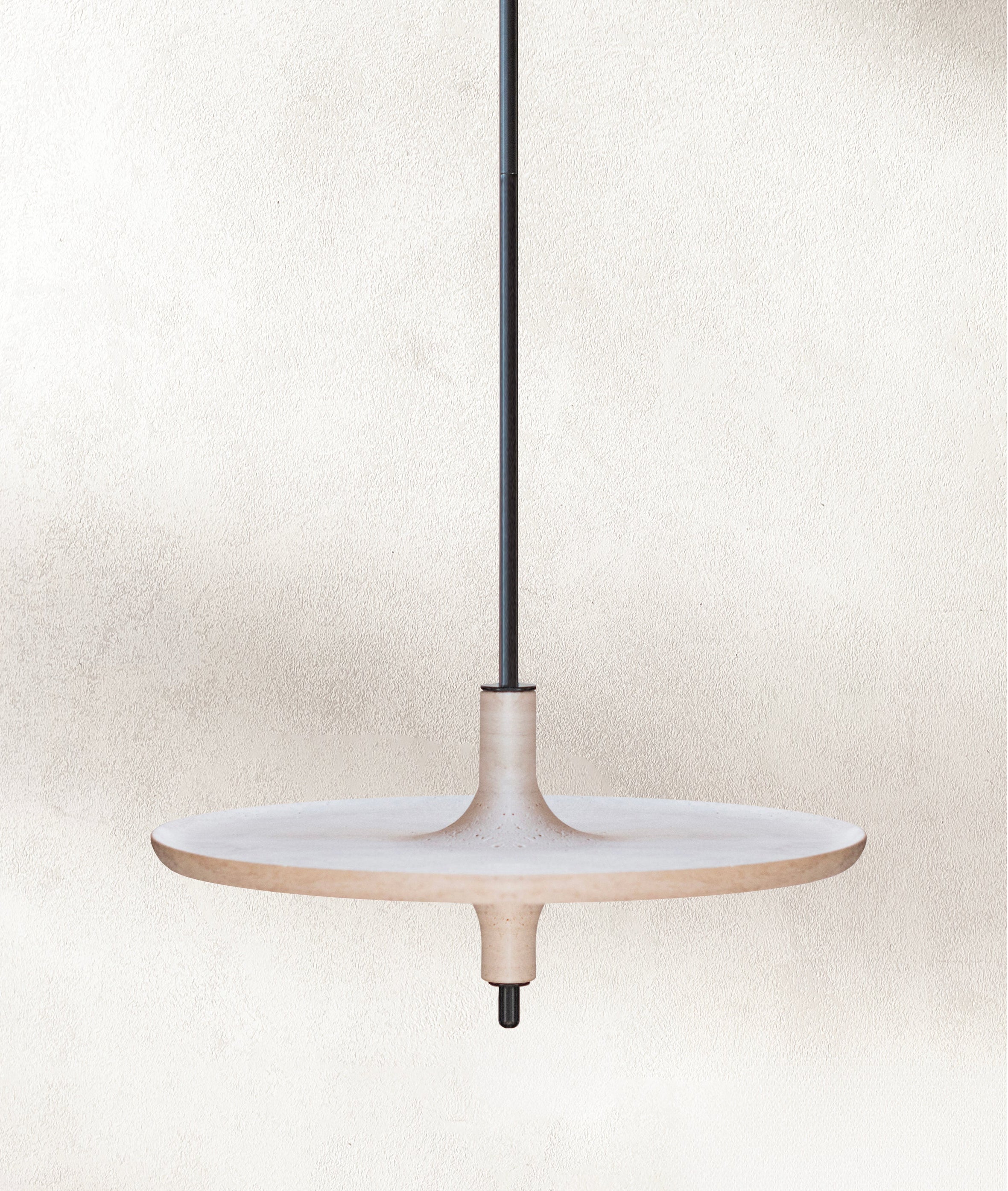 Table suspendue en travertin (taille standard)