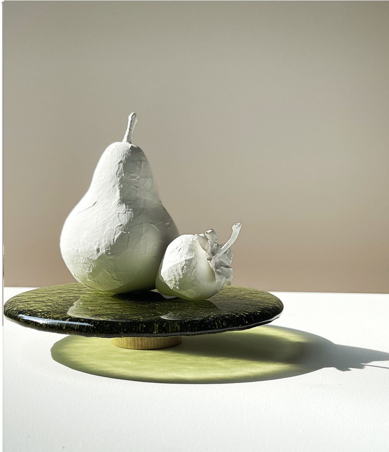 Plateau en verre, mise en situation