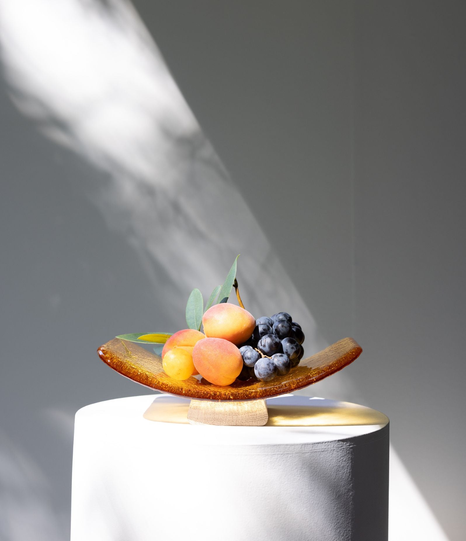 Plateau en verre, mise en situation