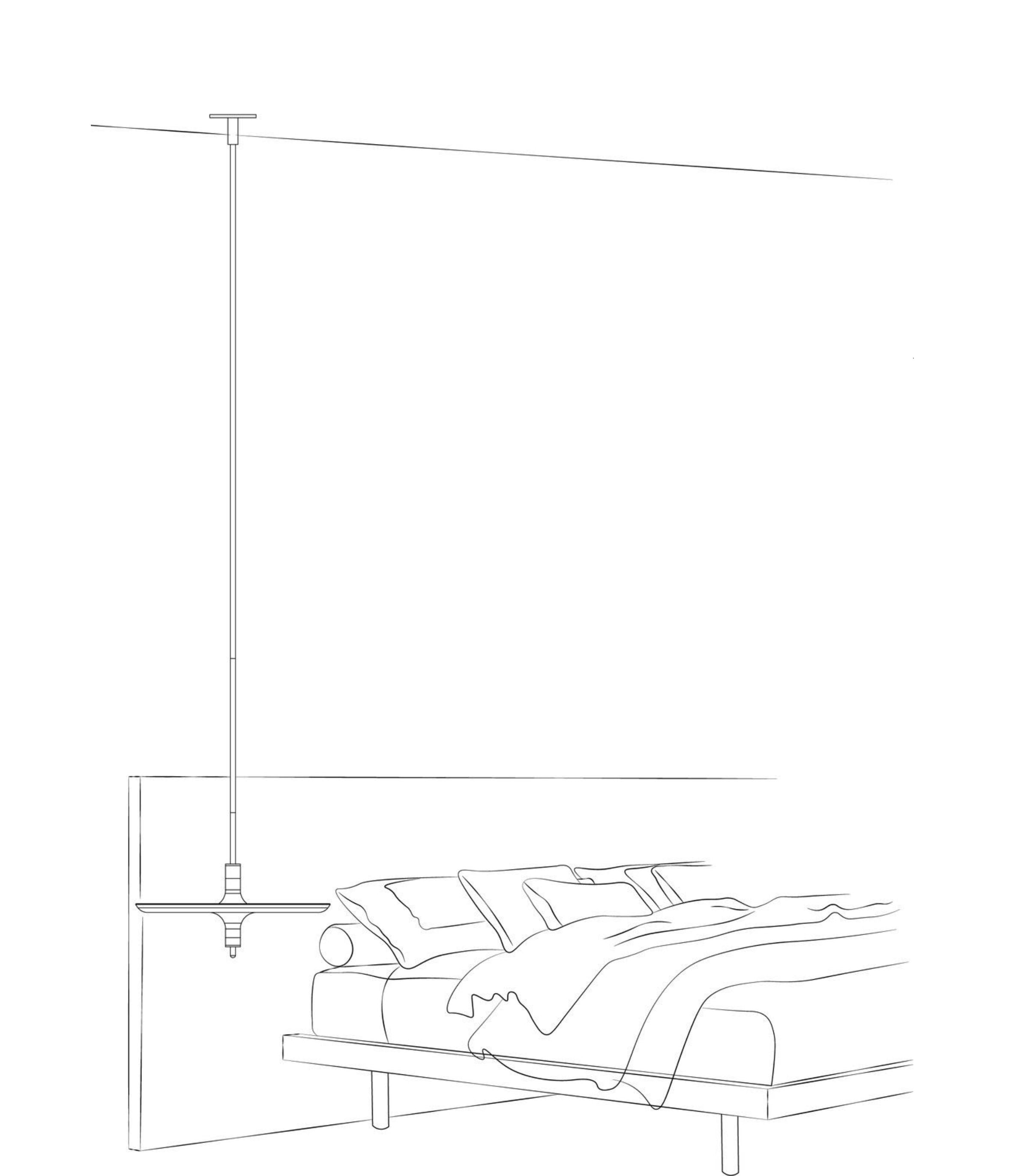 Rallonges pour table suspendue - laiton 30 cm