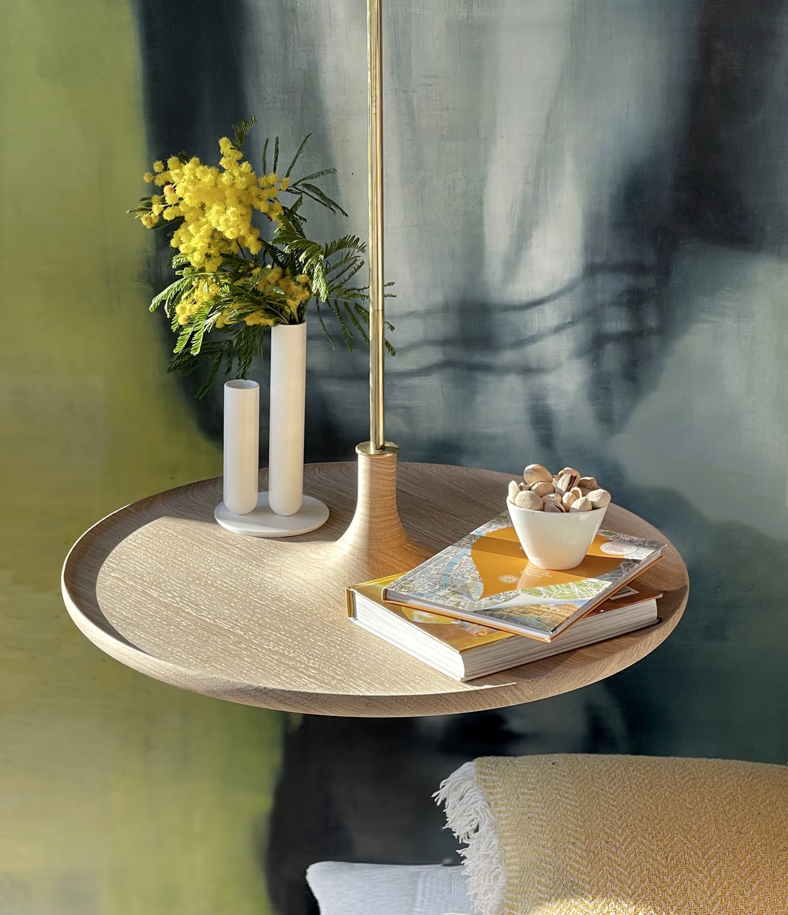 Table suspendue en chêne (taille large)