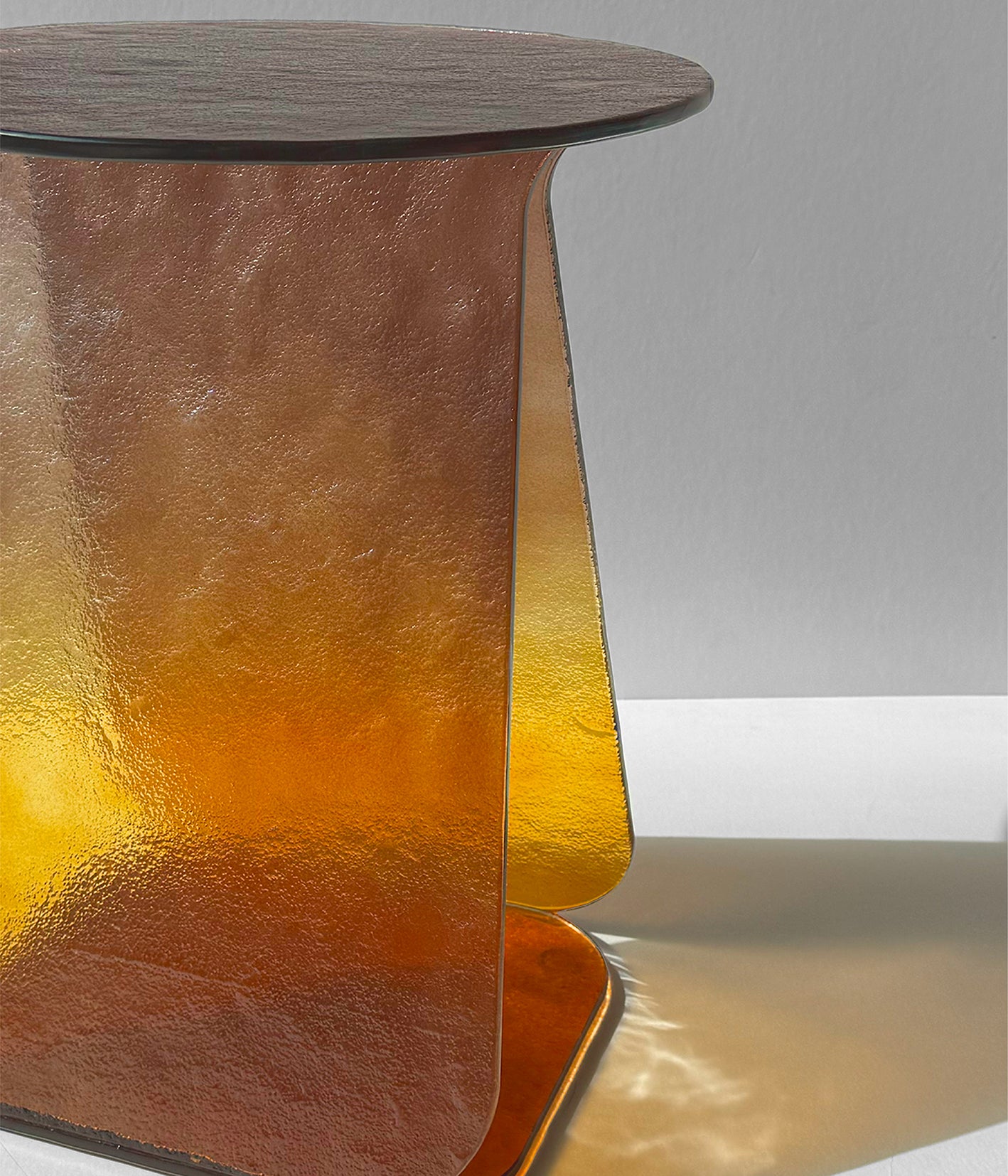 Table d’appoint en verre