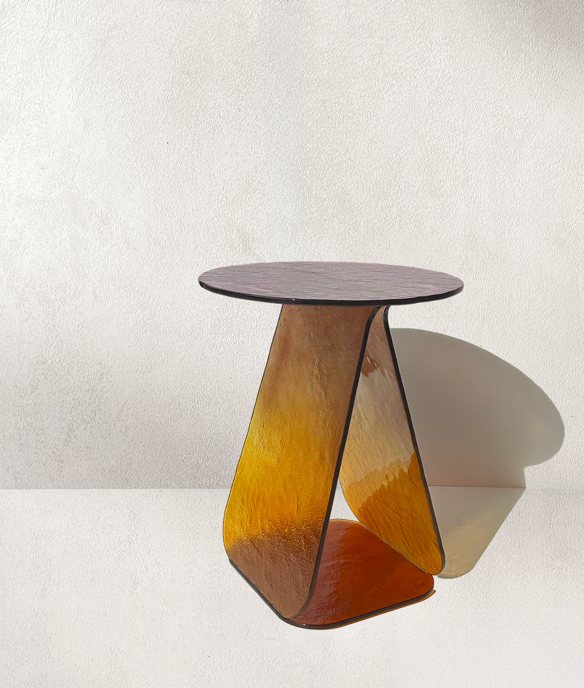 Table d’appoint en verre