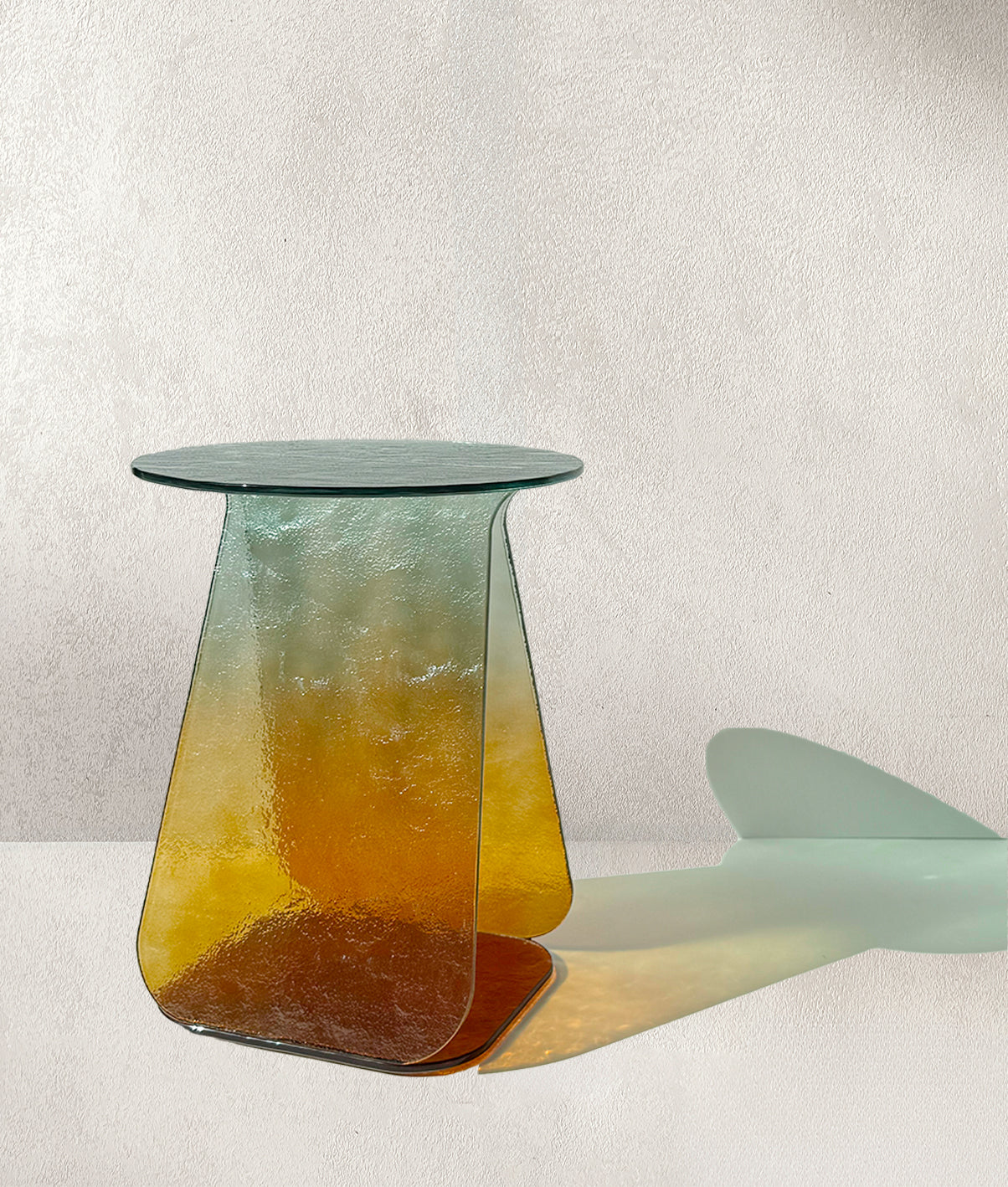 Table d’appoint en verre